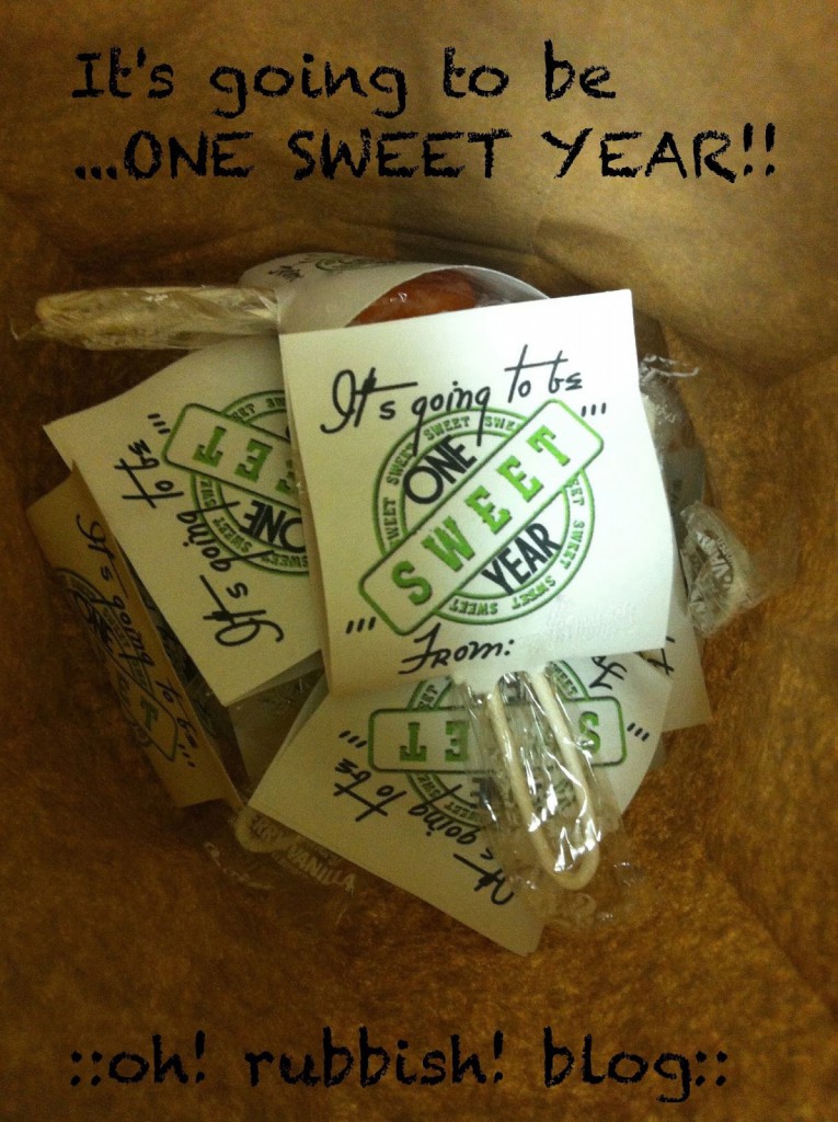 Its going to be one sweet year…oh rubbish blog