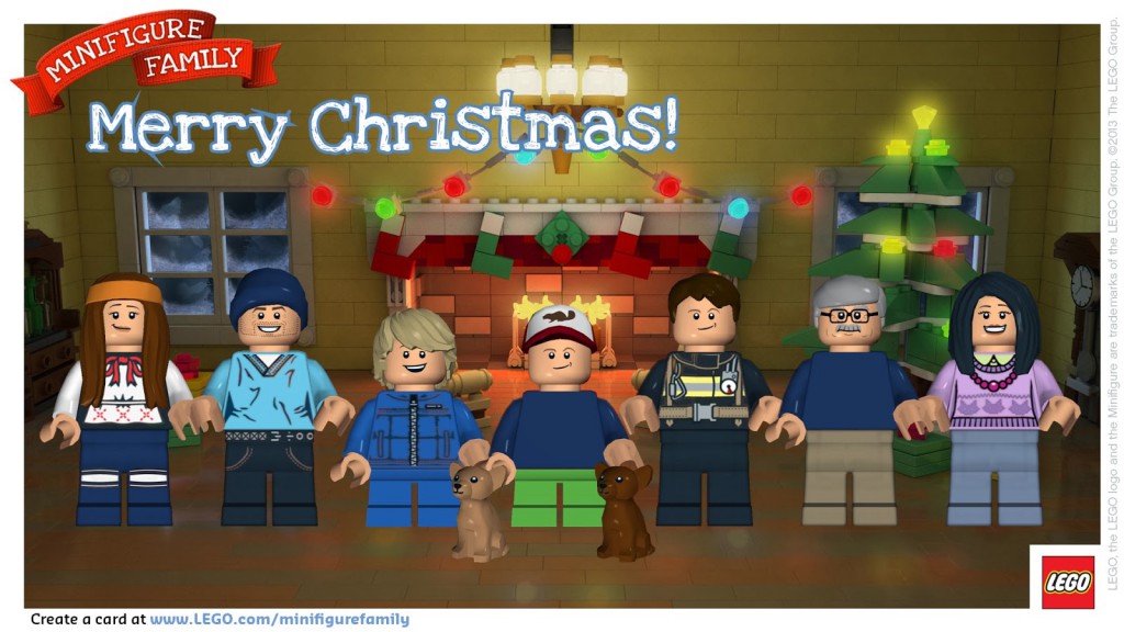 Lego Minifigure Family Portrait