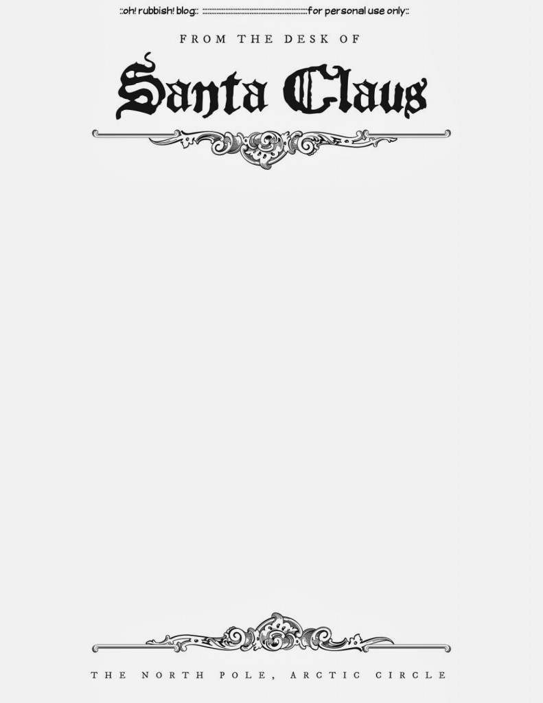 Santa Letter Templates