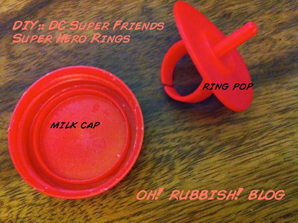Super Power Super Hero Rings by oh! rubbish! blog