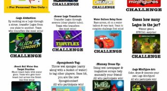 :: Lego Themed Birthday Party Games :: Free Lego Party Printables :: Lego Party Games Kids ::