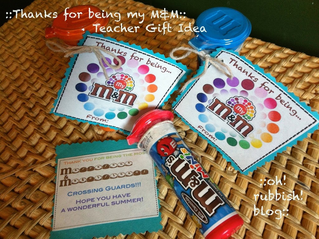 Hope You Have a M&M {Marvelous & Magnificent} Year! :: Back to School  Classroom Favor Treats :: 