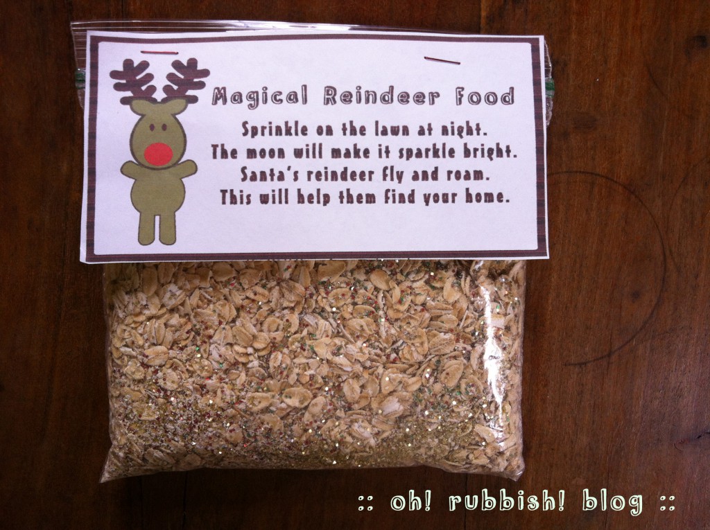 magic reindeer food by oh! rubbish! blog