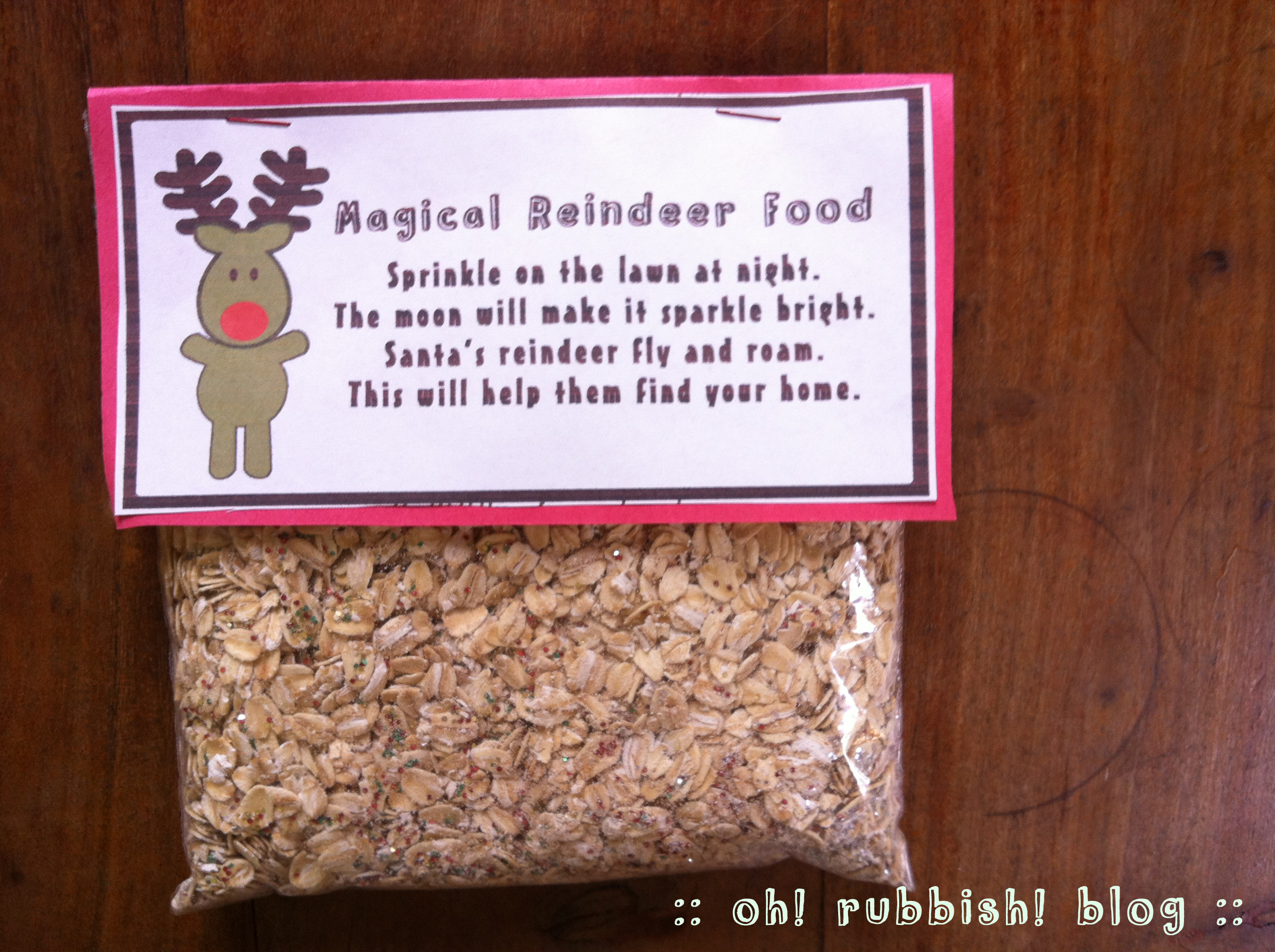 Adventures at home with Mum: Reindeer Run-Way Sparkle Dust