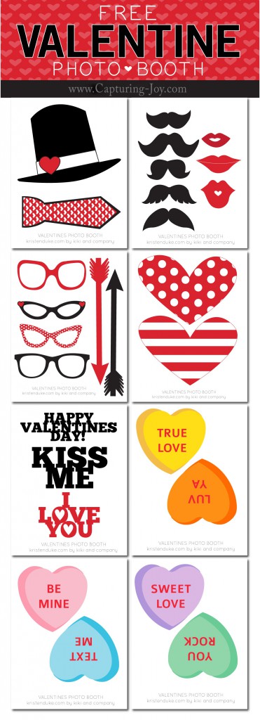 Valentine Photo Booth Props