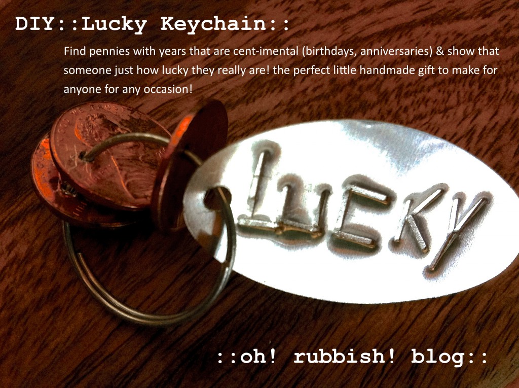 Lucky Keychain by oh rubbish blog