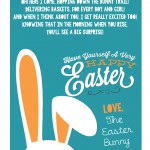 Easter Bunny Letter by oh rubbish blog