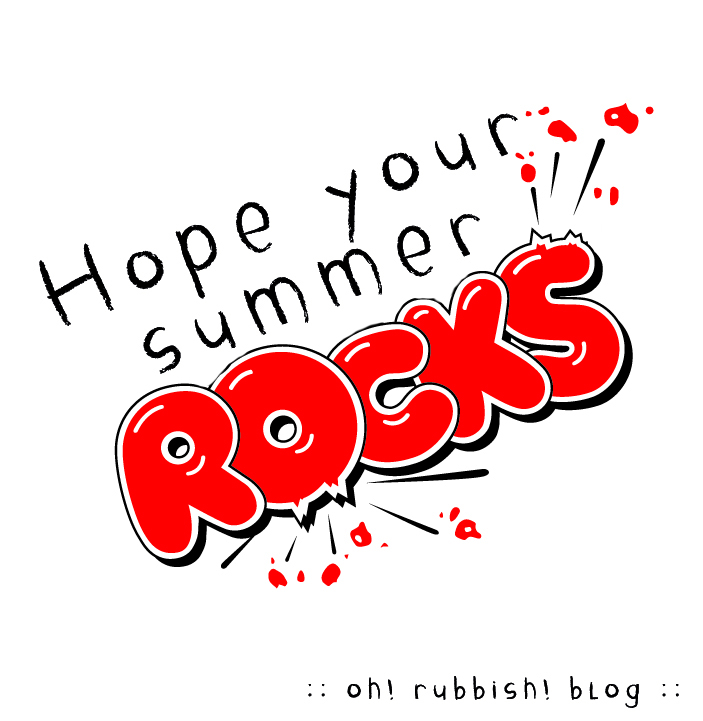 Hope Your Summer Rocks Pop Rock Class Favor by oh rubbish blog