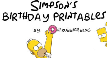 Simpsons Birthday Party Ideas :: Birthday Banner & Duff Beer Printables ::