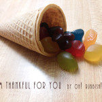 I AM THANKFUL FOR YOU : Edible Cornucopia Thanksgiving Class Favor Treats by oh rubbish blog