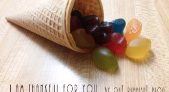 :: Easy Thanksgiving Treat Favors :: DIY Edible Cornucopia with Printable ::