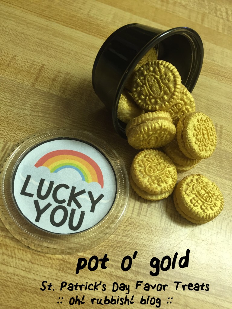 Lucky You :: Pot o' Gold :: St. Patrick's Day Favors :: by oh! rubbish! blog