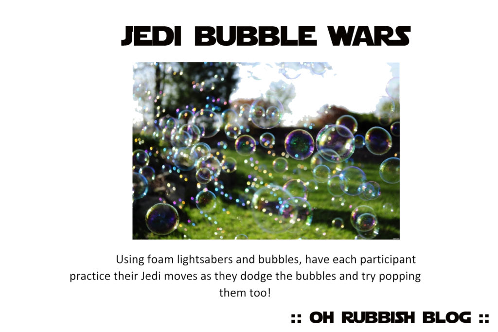 Star Wars Birthday Party Game Ideas by oh! rubbish! blog