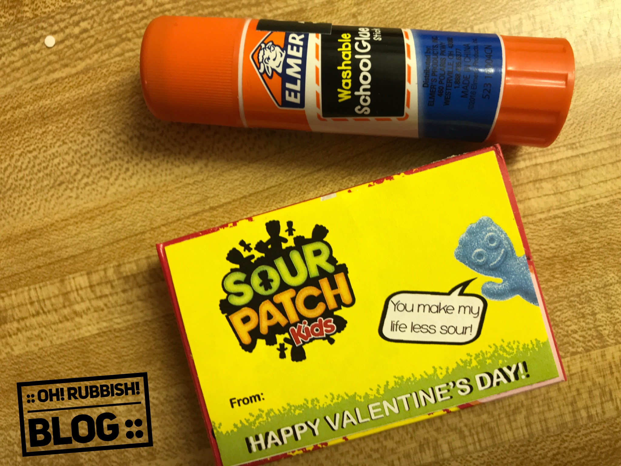 :: You Make My Life Less Sour :: Sour Patch Kids Valentine’s Treat Idea