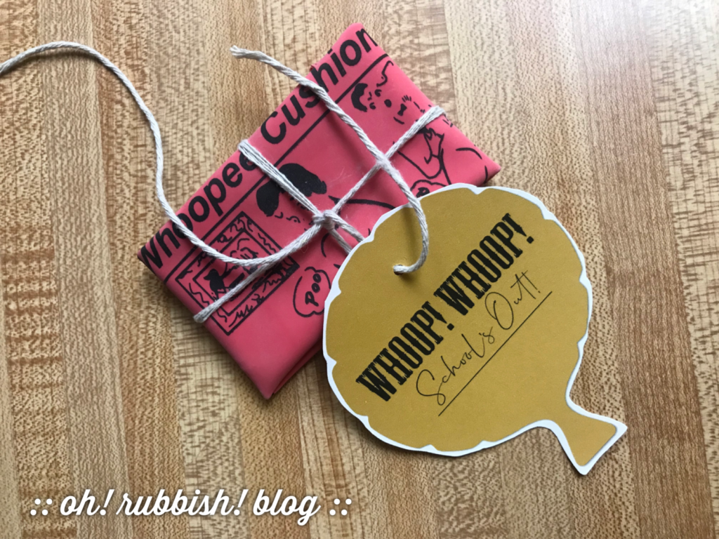 Whoop! Whoop! School's Out :: Whoopee! It's Summer Time :: End of School Whoopee Cushion Favors & Printables by oh! rubbish! blog