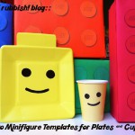 Lego Minifigure Templates for Plates and Cups