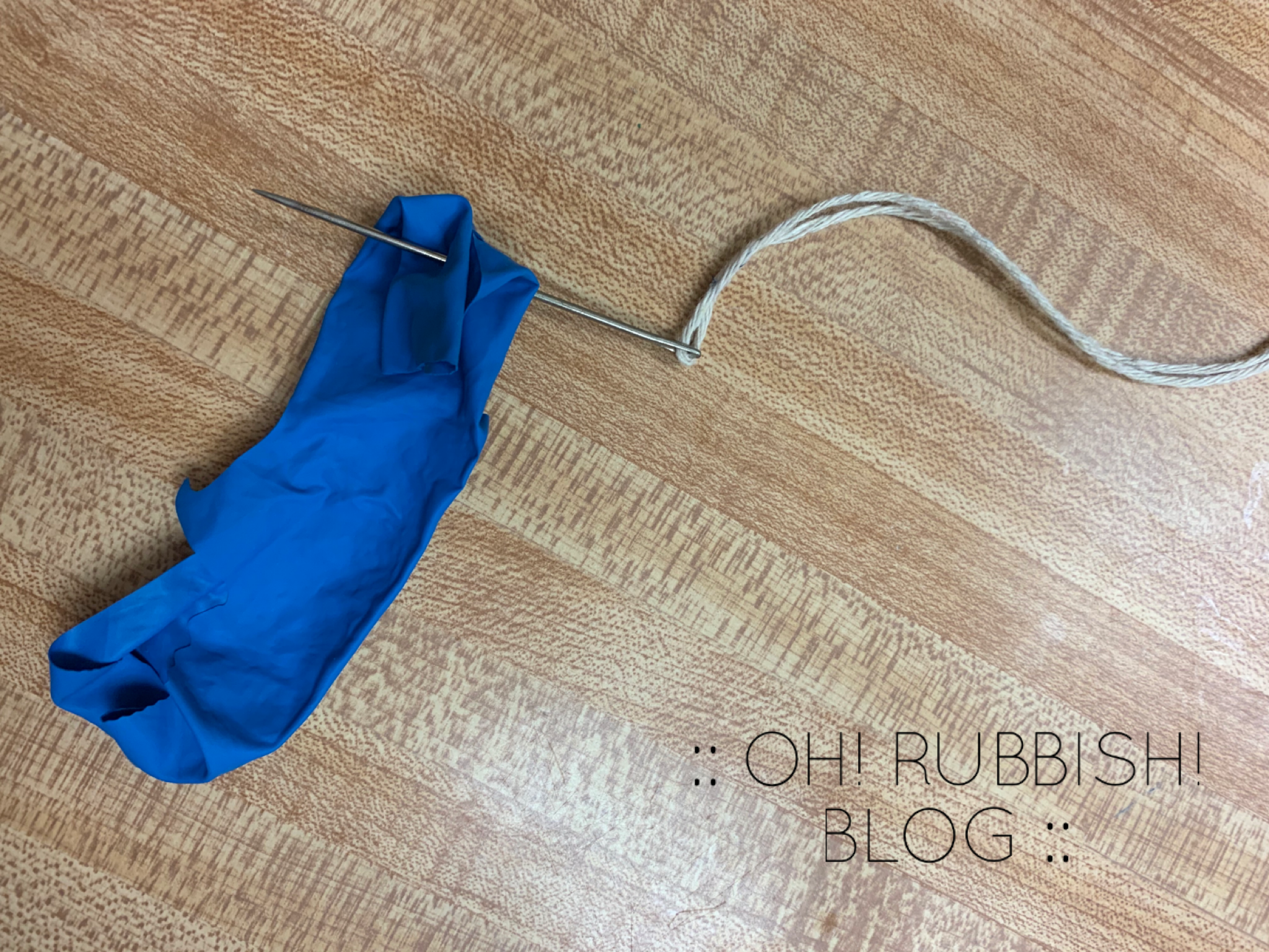 :: Upcycled Balloon Garland :: Repurposing and Reusing Popped Balloons