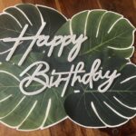 6. FINISHED HAPPY BIRTHDAY SIGN: You can use the Happy Birthday sign as is and hang/tape wherever.